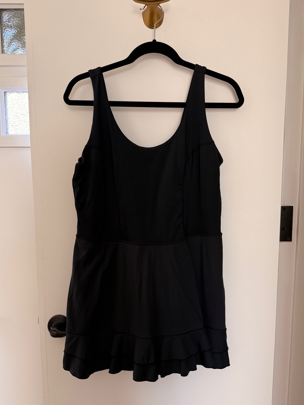JoyLab Black Active Ruffle Dress